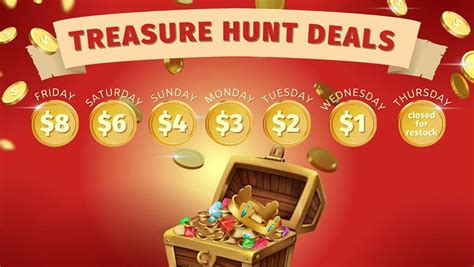 We process thousands. . Treasure hunt deals elgin